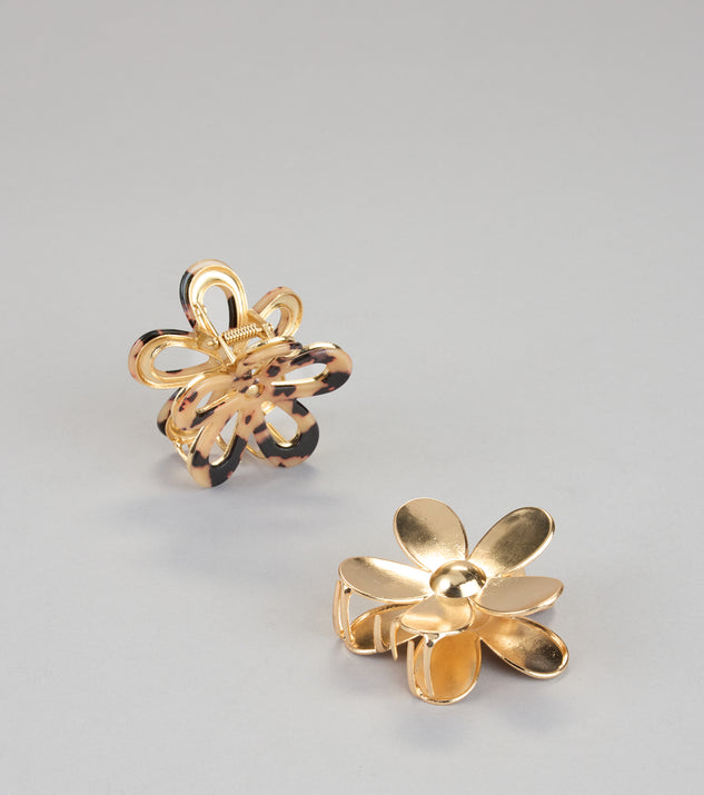 In Bloom Flower Claw Clip Set