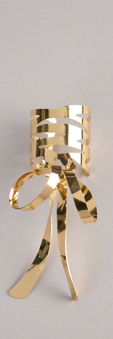 Golden Hour Knot Hair Pin