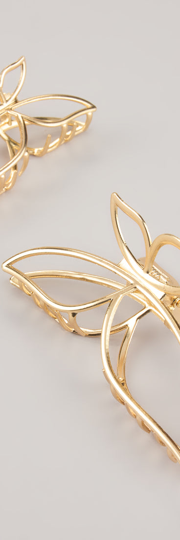 Winged Grace Butterfly Two Pack Hair Clips