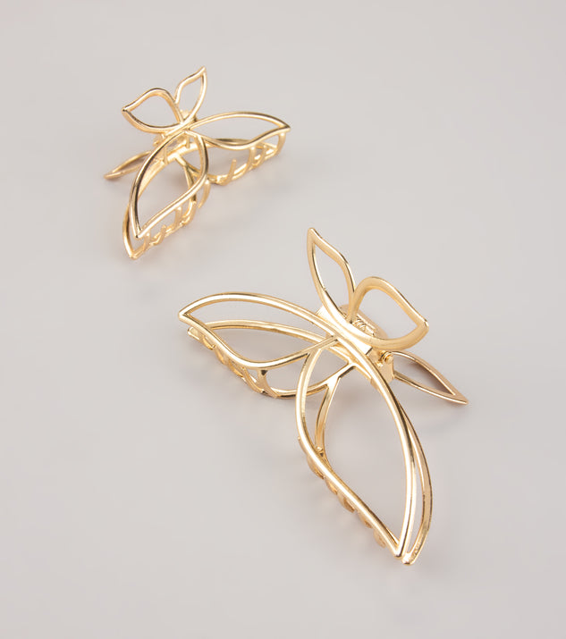 Winged Grace Butterfly Two Pack Hair Clips