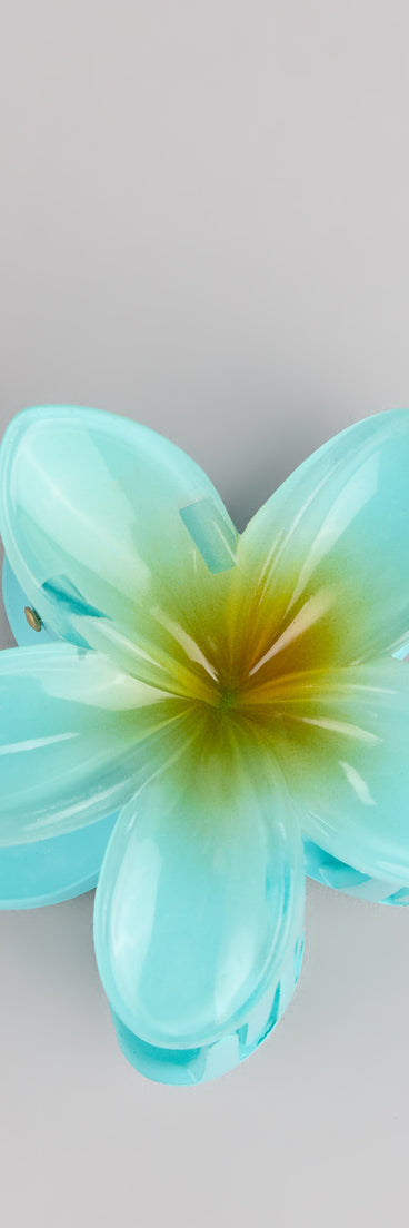 Style your vibe in seconds with the Tropical Blooms Flower Hair Claw Clip, a fashion accessories essential that completes any outfit with ease.