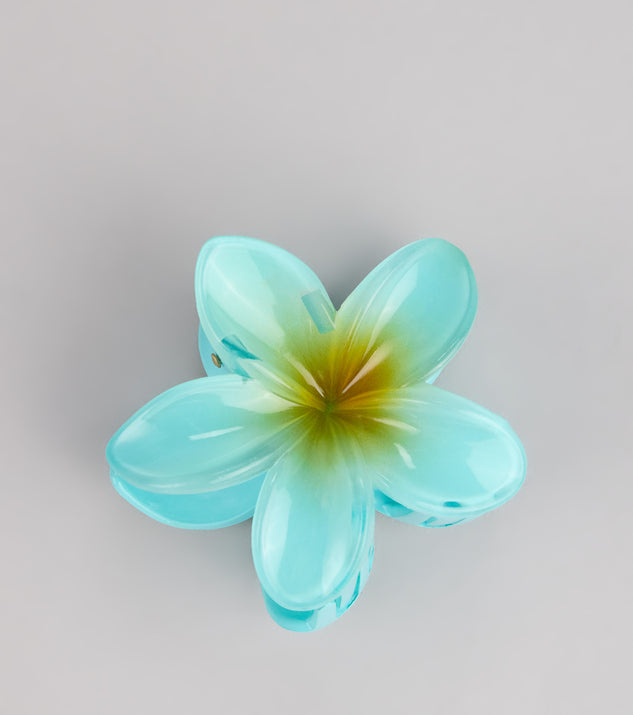 Tropical Blooms Flower Hair Claw Clip