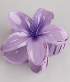 Tropical Blooms Flower Hair Claw Clip