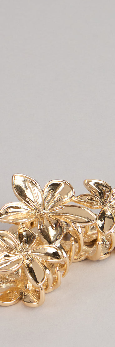 Easy Blooms Floral Claw Clip