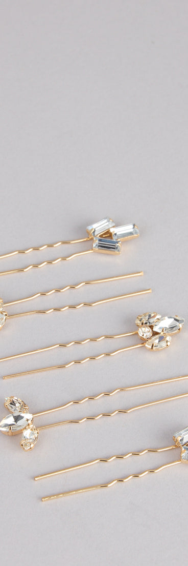 Pretty Details Rhinestone Hair Pin Set