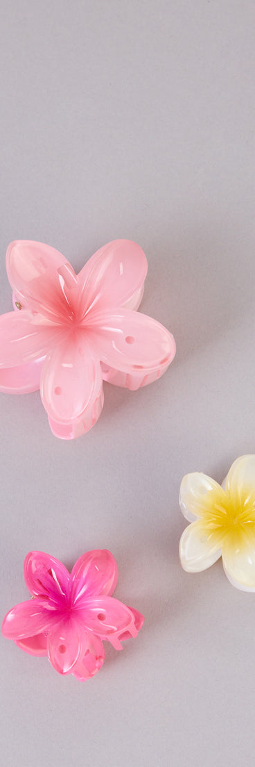 Tropical Tresses Hair Claw Clip Set