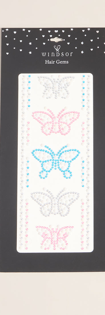 Butterflies After Midnight Hair Gems