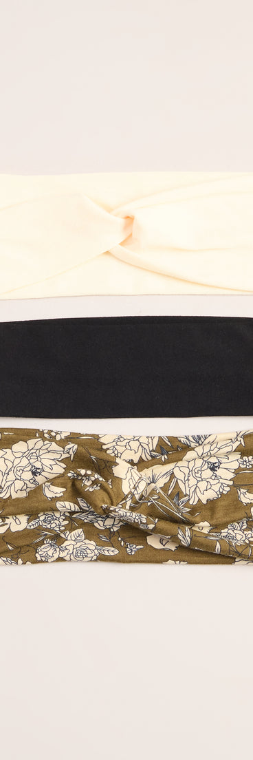 Hair Check Three-Pack Headband Set