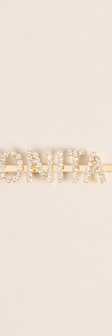 Bonita Rhinestone Bobby Pin