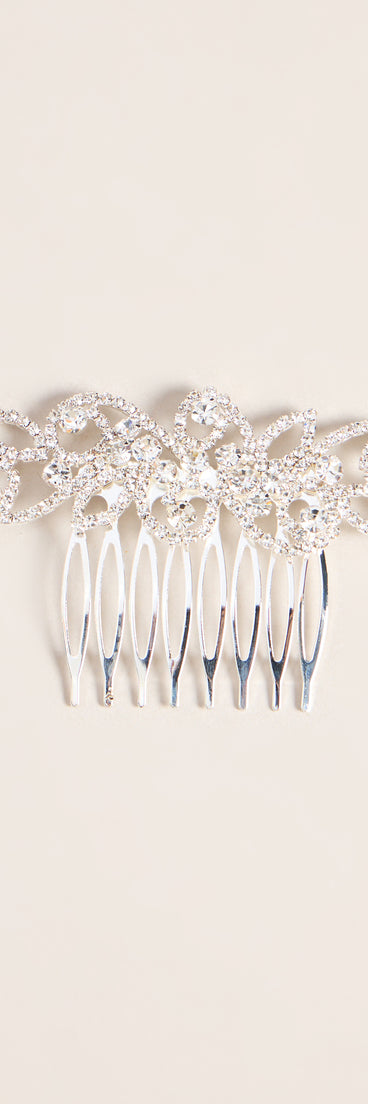 Crystal Garden Rhinestone Hair Comb