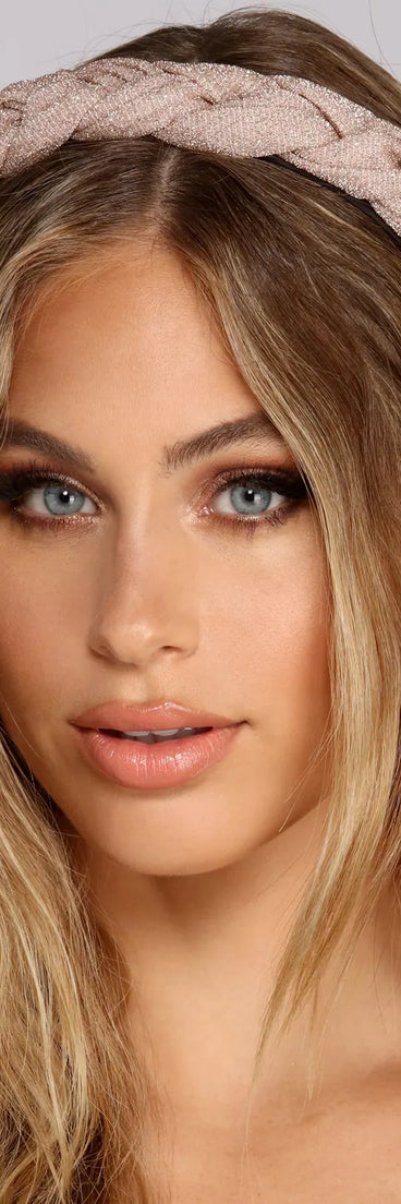 Woven Glitter Headband