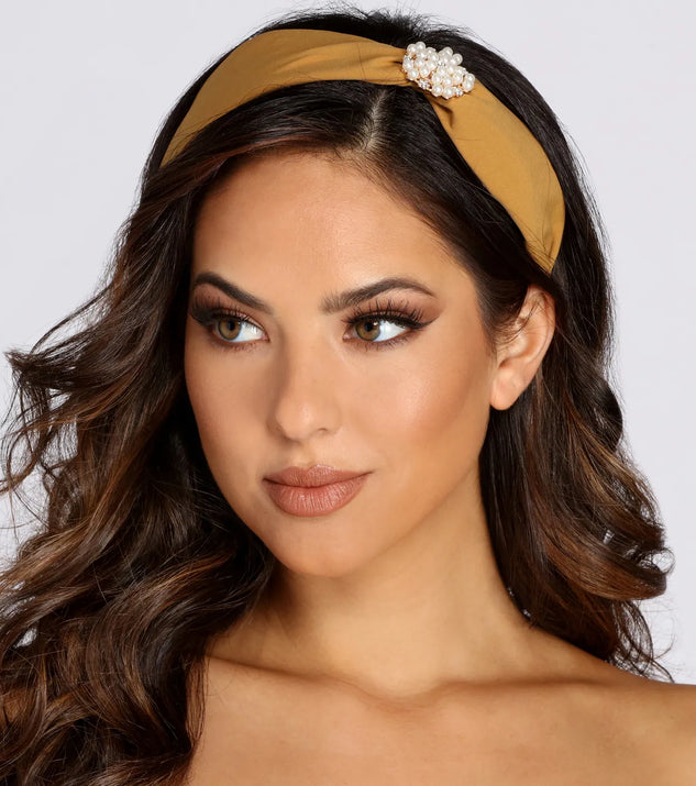 Pearl Embellished Headband