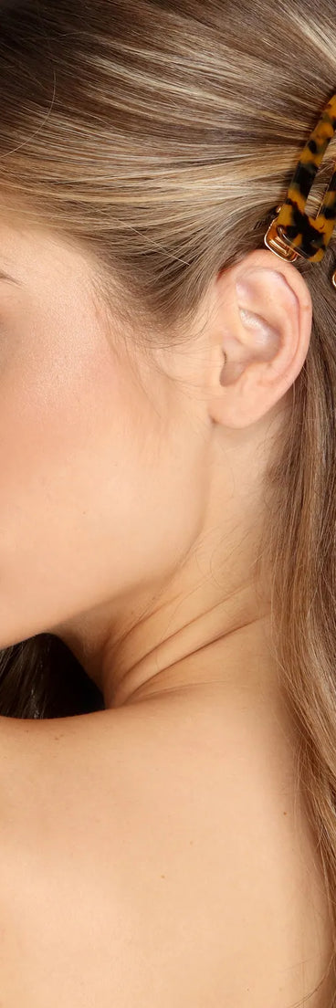 Tortoise Shell Hair Clips