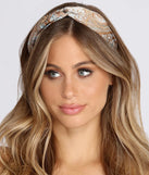 Paisley Satin Twist Headband