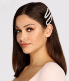 Pearl + Rhinestone Hair Clip Set