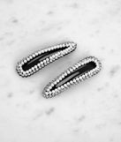 Pearl + Rhinestone Hair Clip Set