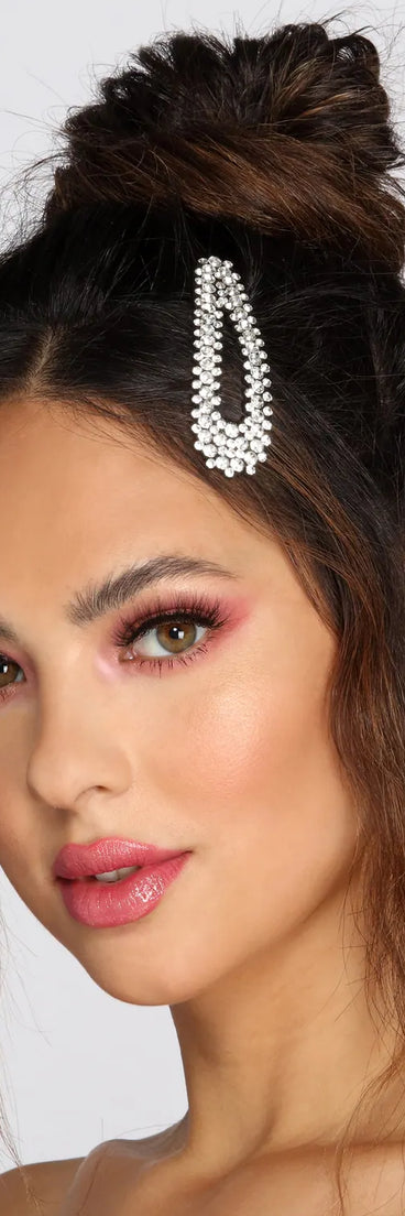 Try Me Rhinestone Hair Clips