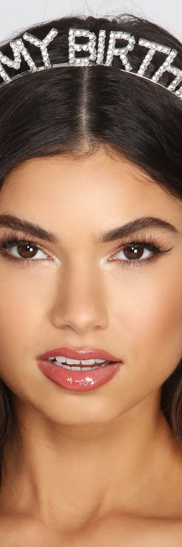 It's My Birthday Rhinestone Headband