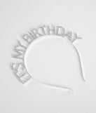 It's My Birthday Rhinestone Headband