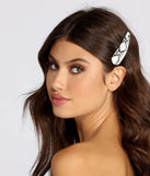 Serious About Snake Print Hair Clip