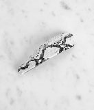 Serious About Snake Print Hair Clip