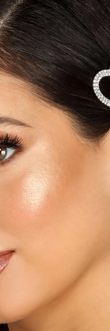 Oh My Heart Rhinestone Barrette