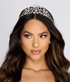 Straight Royalty Rhinestone Tiara