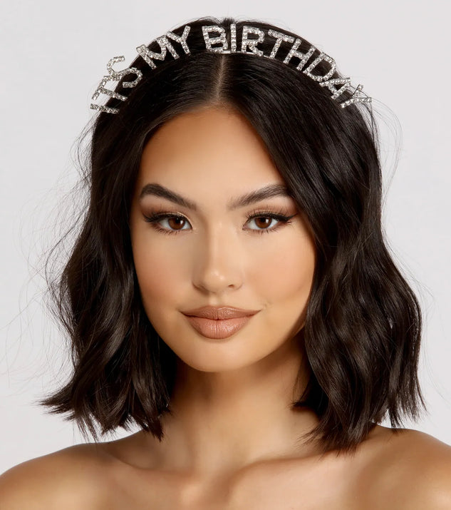 It's My Birthday Rhinestone Headband