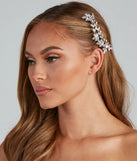 Dreamy Rhinestone Leaf Hair Comb
