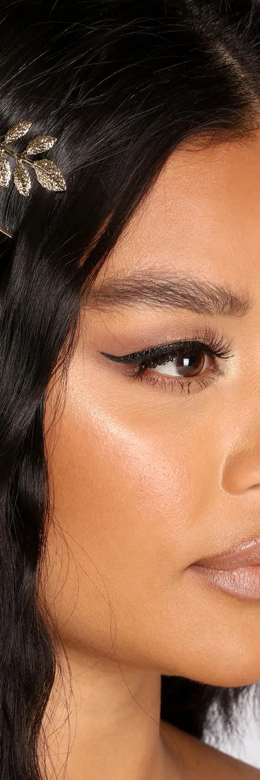 Gold Leaf Bobby Pins 2 Pack