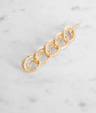 Just A Little Something Chain Link Barrette
