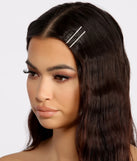 Gleam On 2 Pack Rhinestone Bobby Pins Set