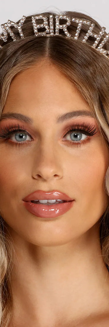 It’s My Birthday Rhinestone Headband