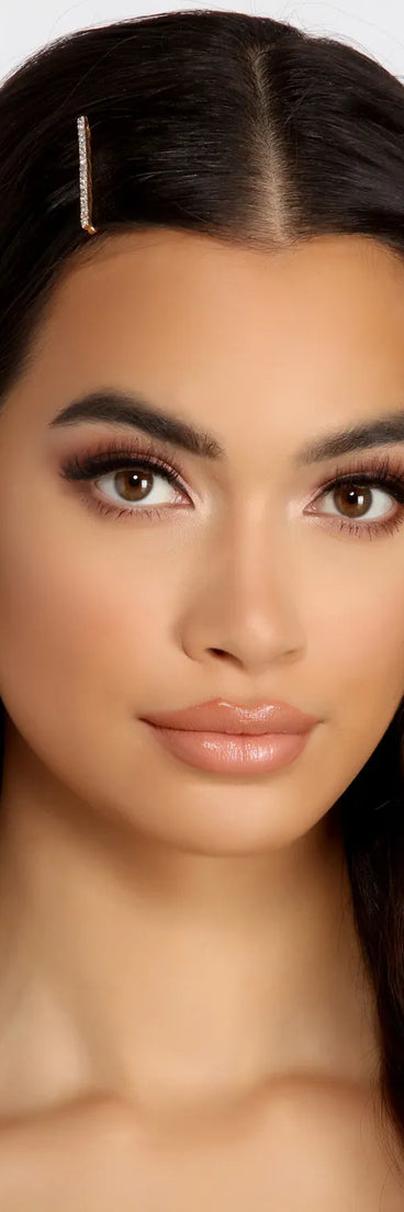 Dainty 2 Pack Rhinestone Bobby Pin Set