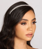 Triple Row Rhinestone Head Band