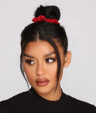 Velvet Chenille Scrunchie Six Pack
