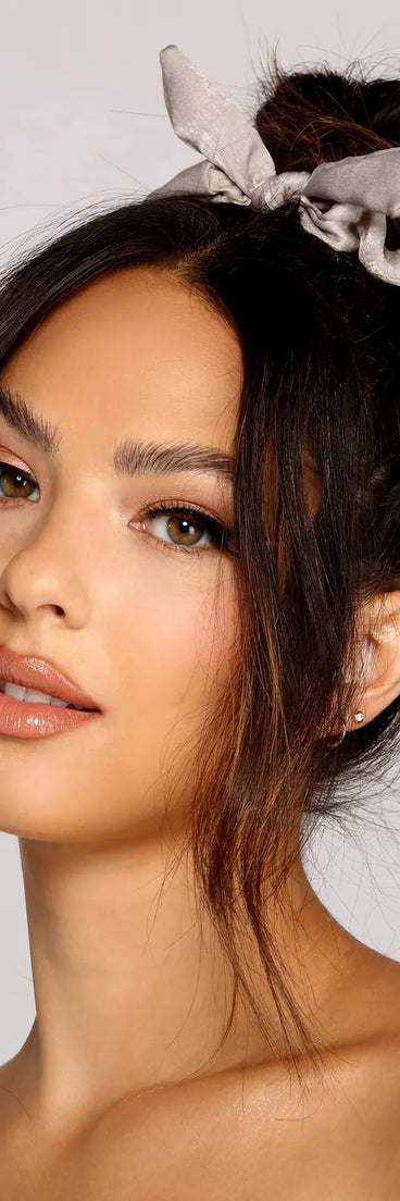 Leopard Print And Satin Scrunchie Multi Pack