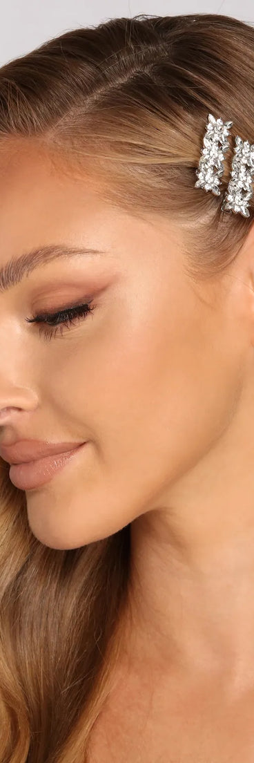 Dainty And Chic Gemstone Hair Clips