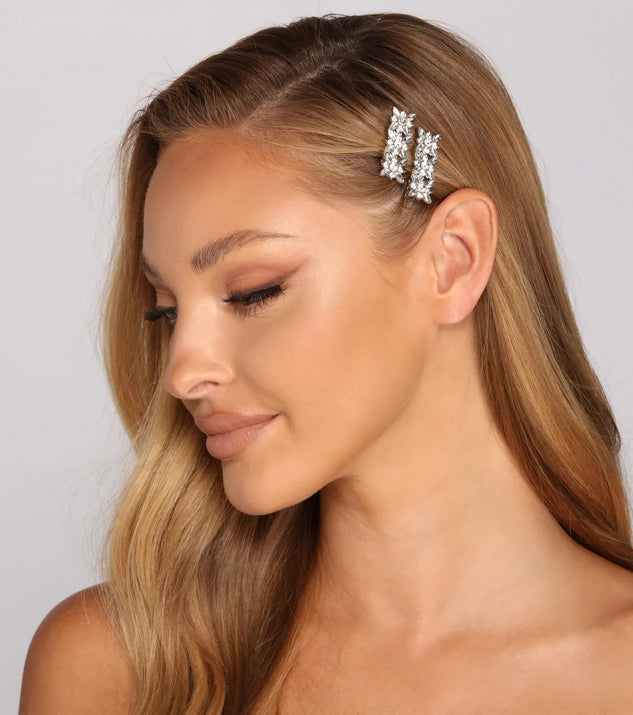 Dainty And Chic Gemstone Hair Clips