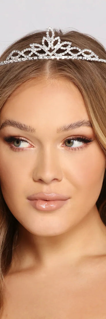 Dream Of Glam Tiered Rhinestone Tiara