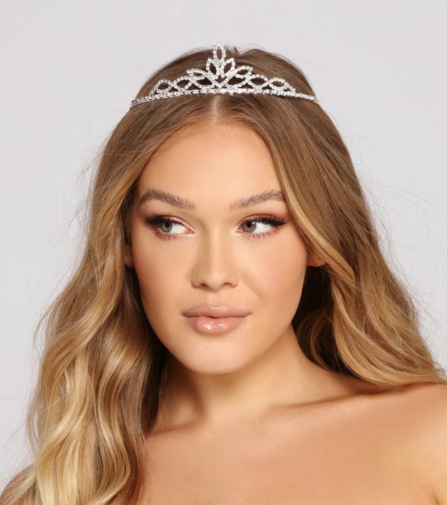 Dream Of Glam Tiered Rhinestone Tiara