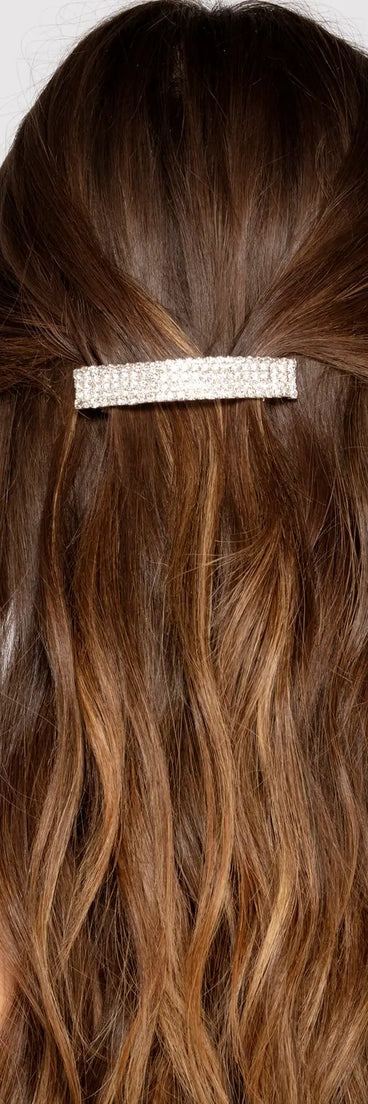 Classic Chic Rhinestone Barrette
