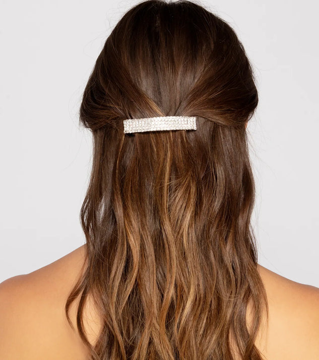 Classic Chic Rhinestone Barrette