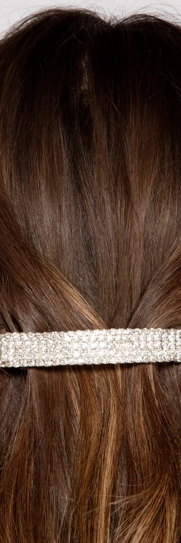 Classic Chic Rhinestone Barrette