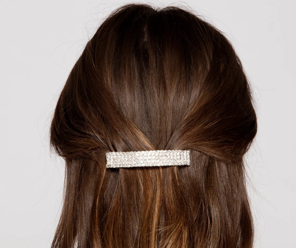 Classic Chic Rhinestone Barrette & Windsor