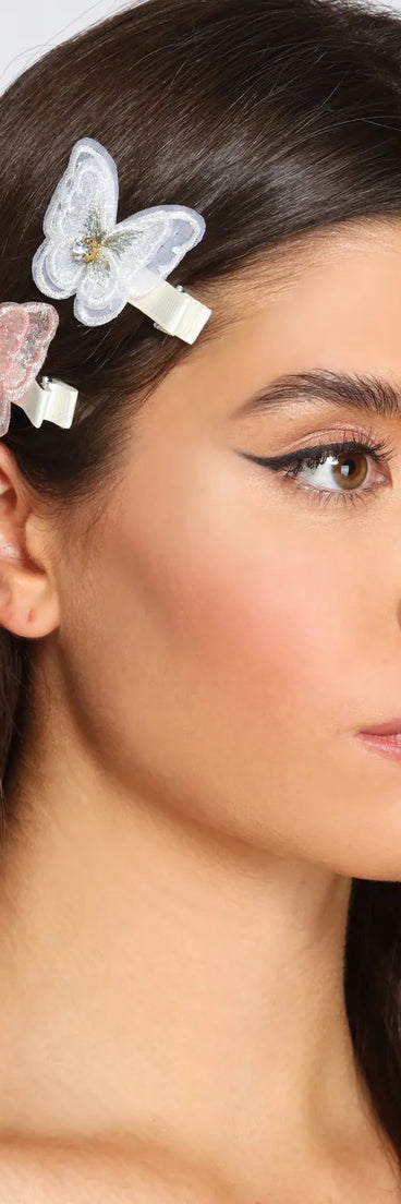 Butterfly Beauty Hair Pins Set