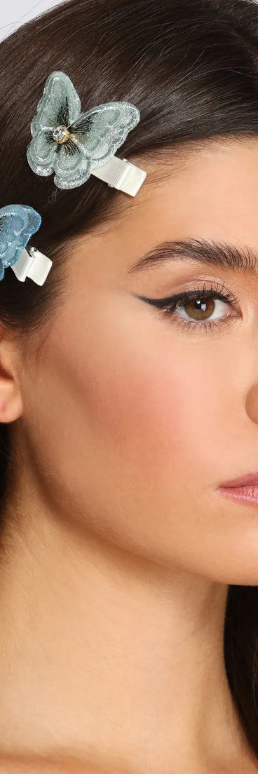 Butterfly Beauty Hair Pins Set