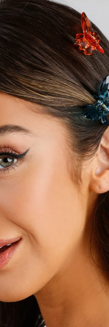 Trendy Girl Mini Butterfly Hair Clips