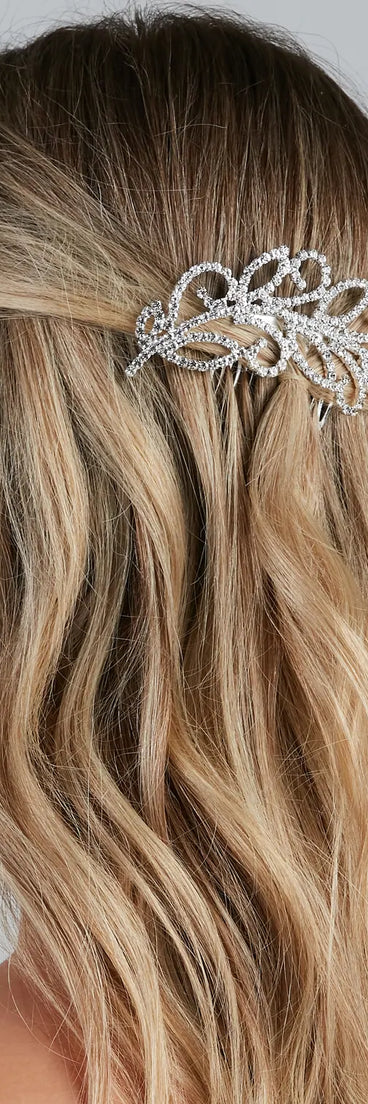 Vintage Glam Leaf Hair Comb