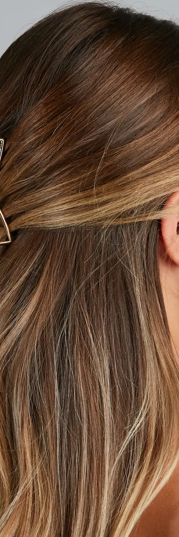 Coveted Style Metal Claw Hair Clips